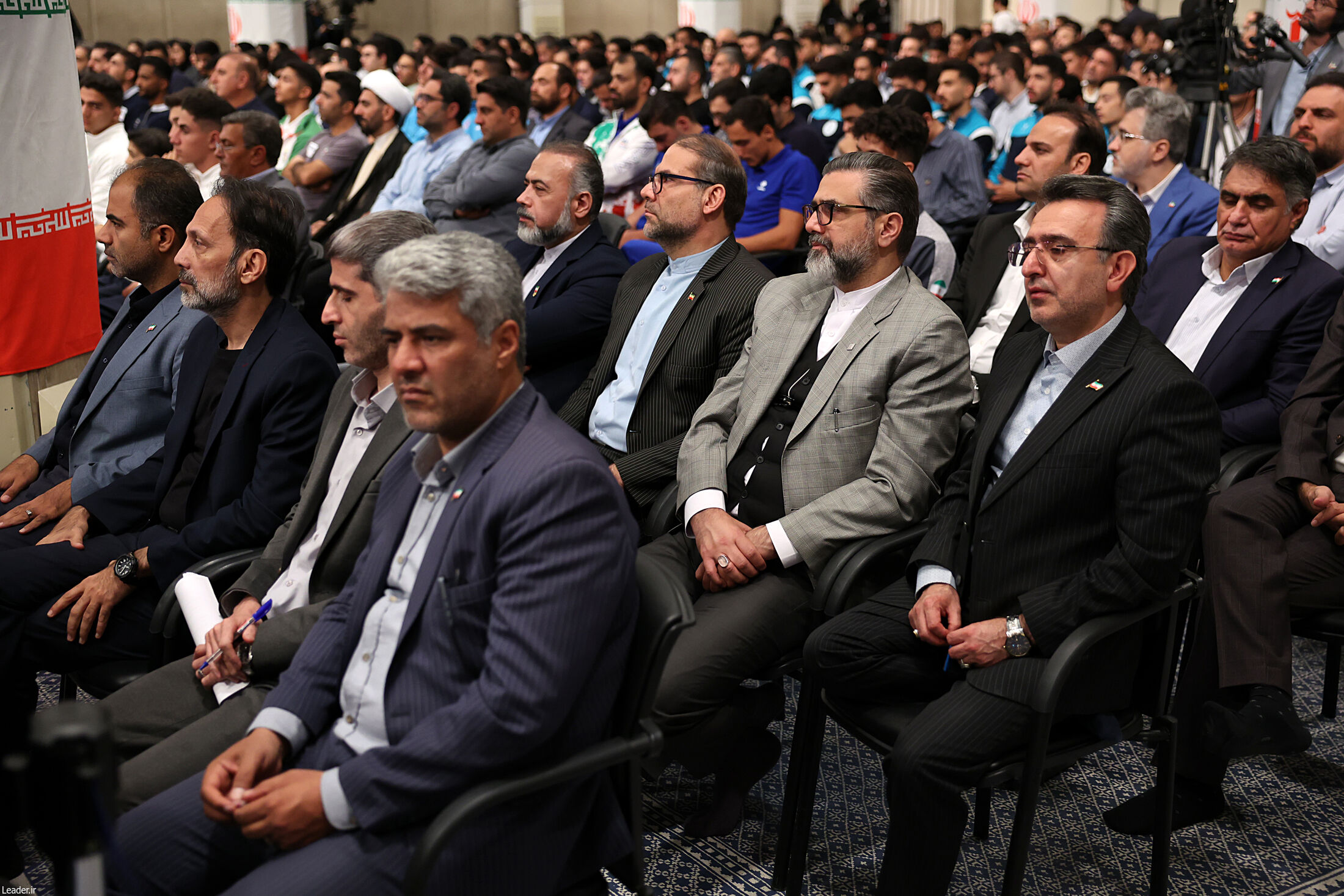 تصاویری از دیدار مدال‌آوران ورزشی و علمی با رهبر انقلاب