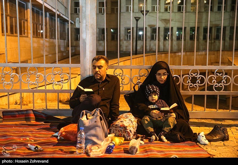  مراسم احیای شب بیست و یکم ماه رمضان در مسجد ارک