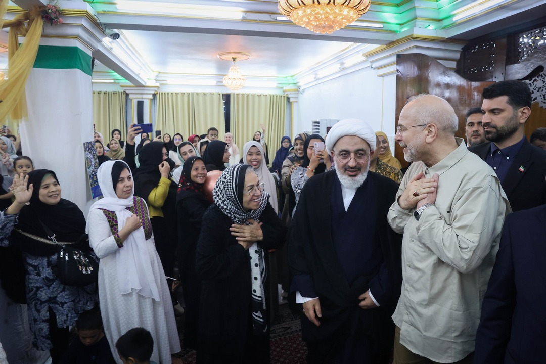 حضور قالیباف در مرکز فرهنگی اسلامی اندونزی