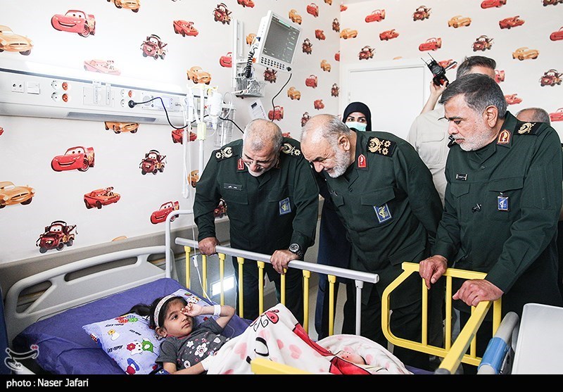 حضور سردار سلامی در افتتاح بیمارستان تخصصی و فوق‌تخصصی حضرت نبی اکرم(ص)