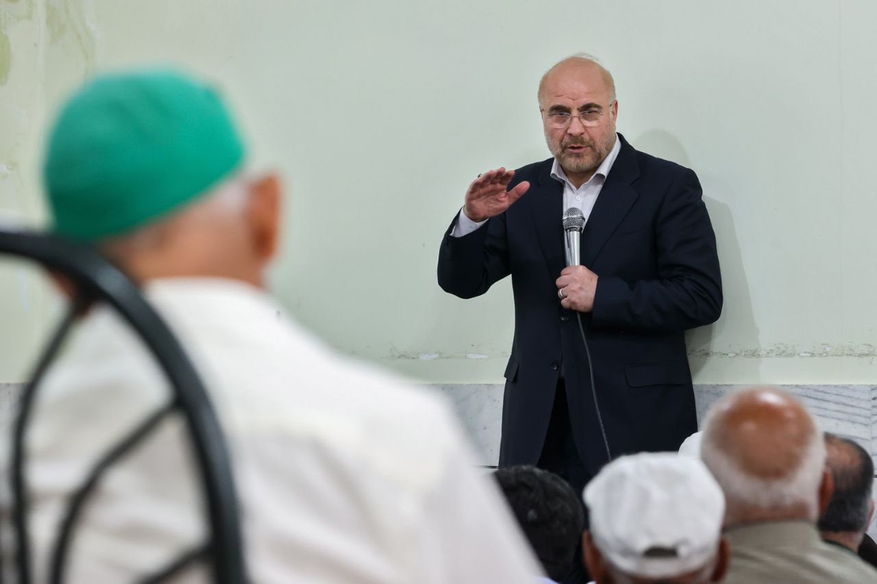 دیدار قالیباف با جمعی از رزمندگان