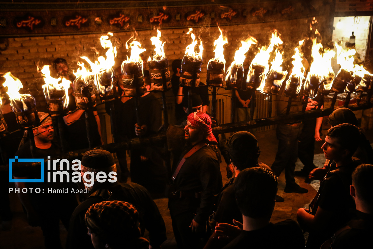 مشعل گردانی نجفی های مقیم قم