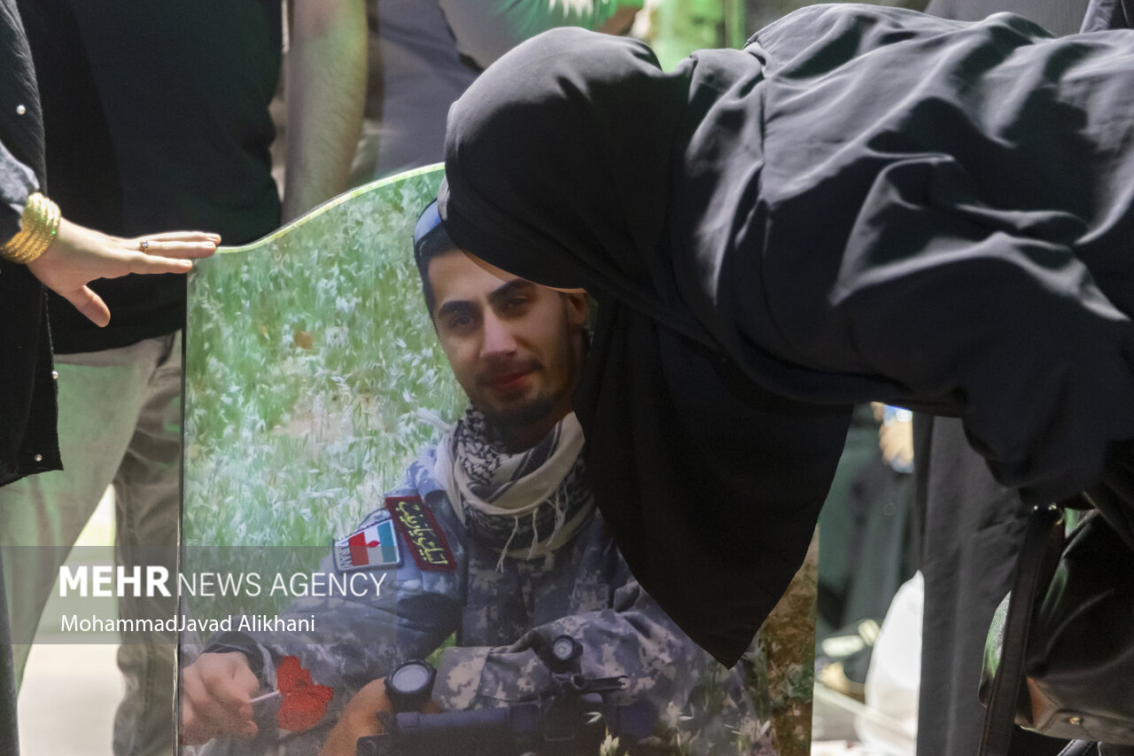 مراسم چهلمین سالروز شهادت شهید میلاد بیدی