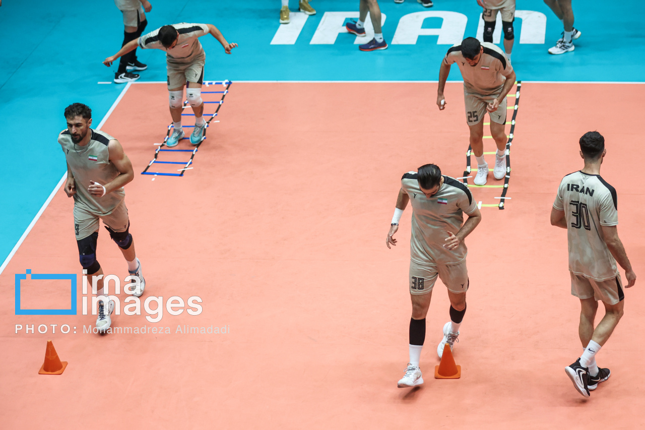 تمرین تیم ملی والیبال