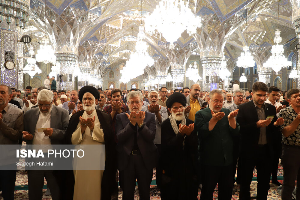 نماز عید سعید قربان در حرم مطهر رضوی