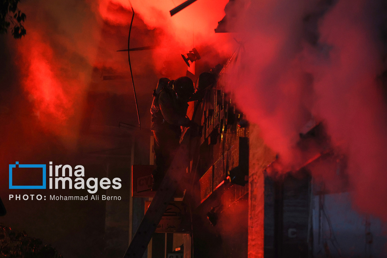 حمله شب گذشته رژیم صهیونیستی به بیروت