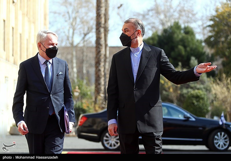 وزرای امور خارجه ایران و فنلاند