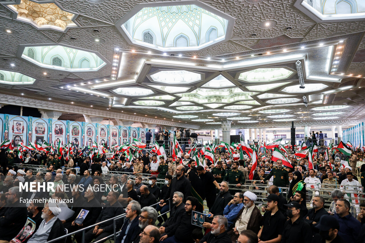 مراسم اربعین شهدای اقتدار ایران