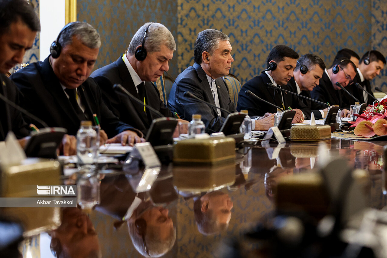 دیدار رییس شورای مصلحت ترکمنستان با رئیس جمهور