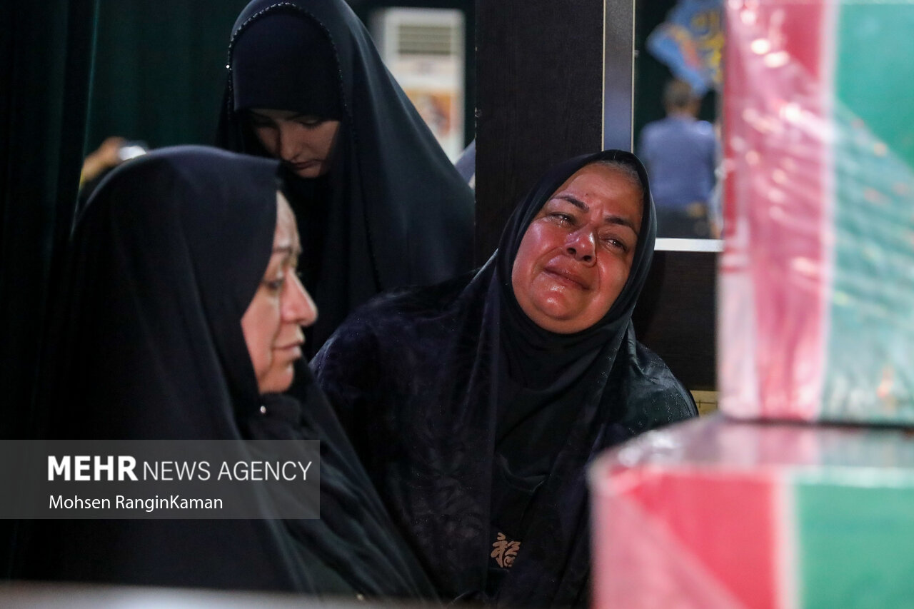 وداع با پیکر مطهر شهید «سعید آبیار» در معراج شهدای تهران