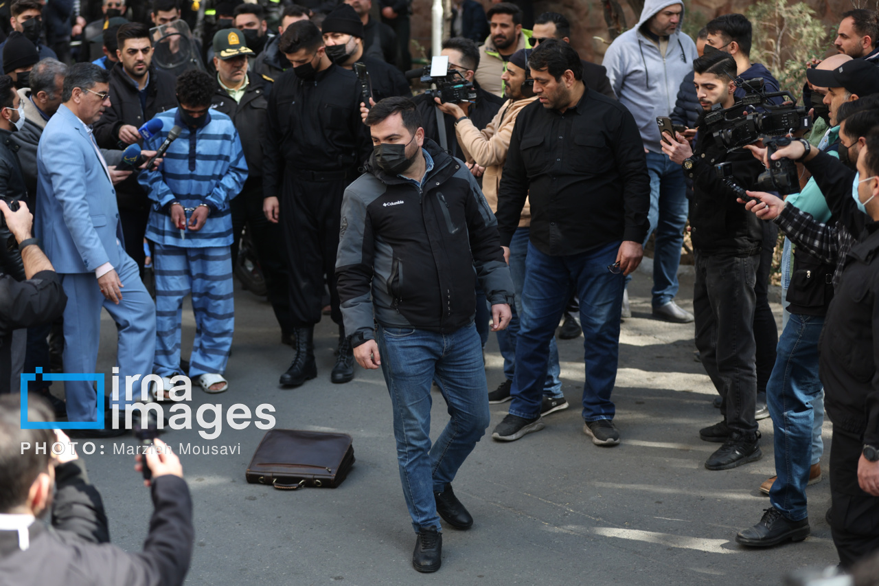 بازسازی صحنه جرم قتل دانشجوی دانشگاه تهران