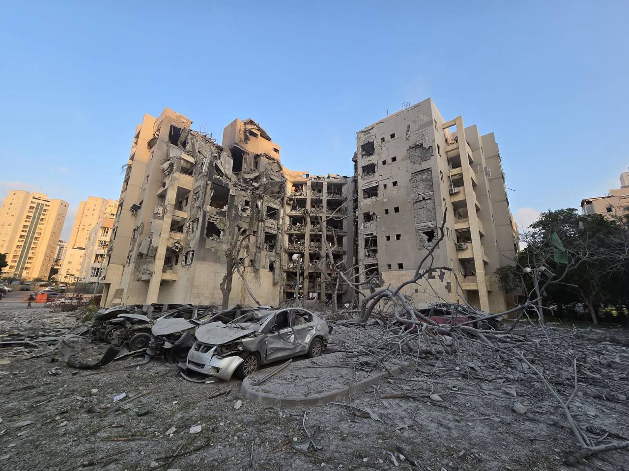 شدت ویرانی در بئرالسبع 