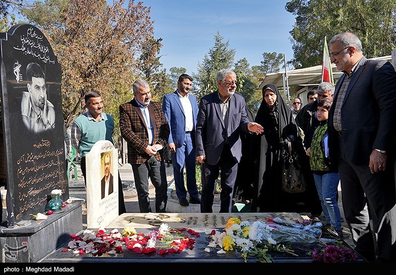 سالگرد شهادت شهید طهرانی مقدم در گلزار شهدای تهران