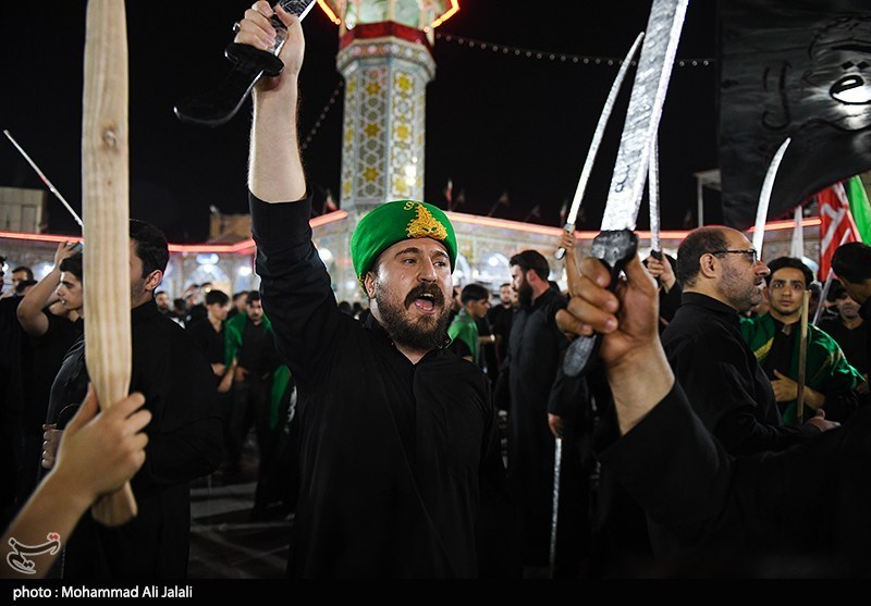 مراسم سنتی مشق شمشیر در قم