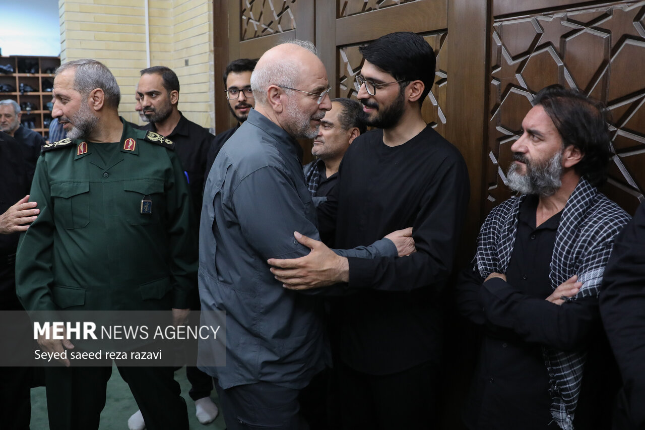مراسم گرامیداشت اربعین شهدای هوافضای سپاه با حضور قالیباف 
