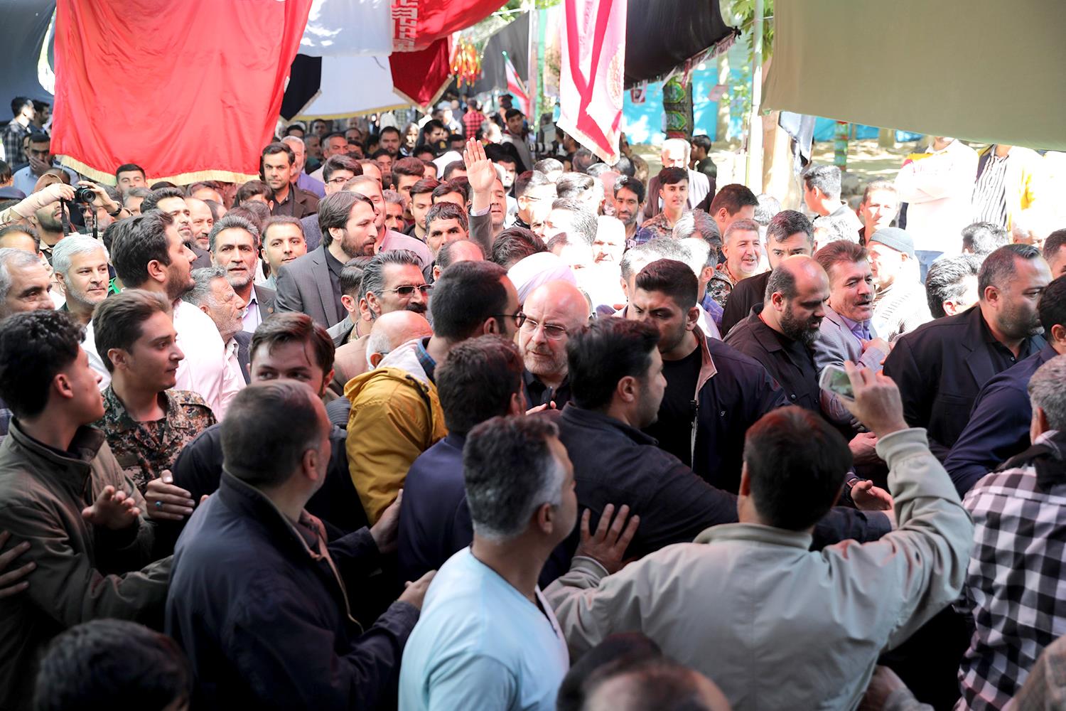 قالیباف در بیستمین یادواره ۱۷۰ شهید بخش رامند شهرستان بوئین‌زهرا