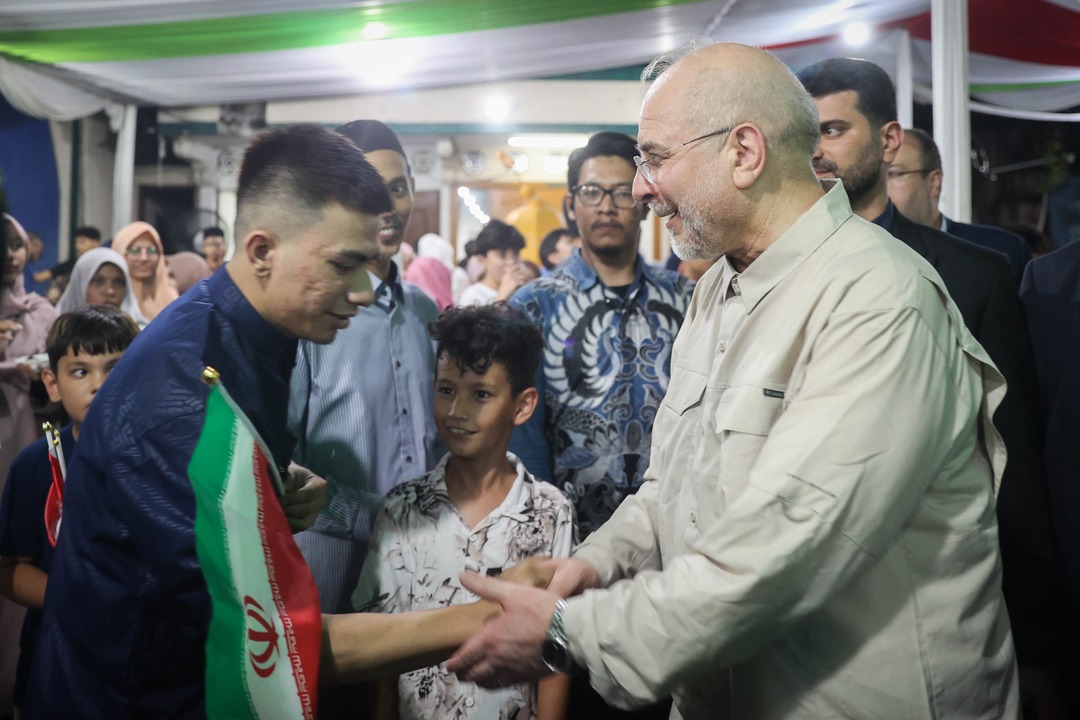 حضور قالیباف در مرکز فرهنگی اسلامی اندونزی