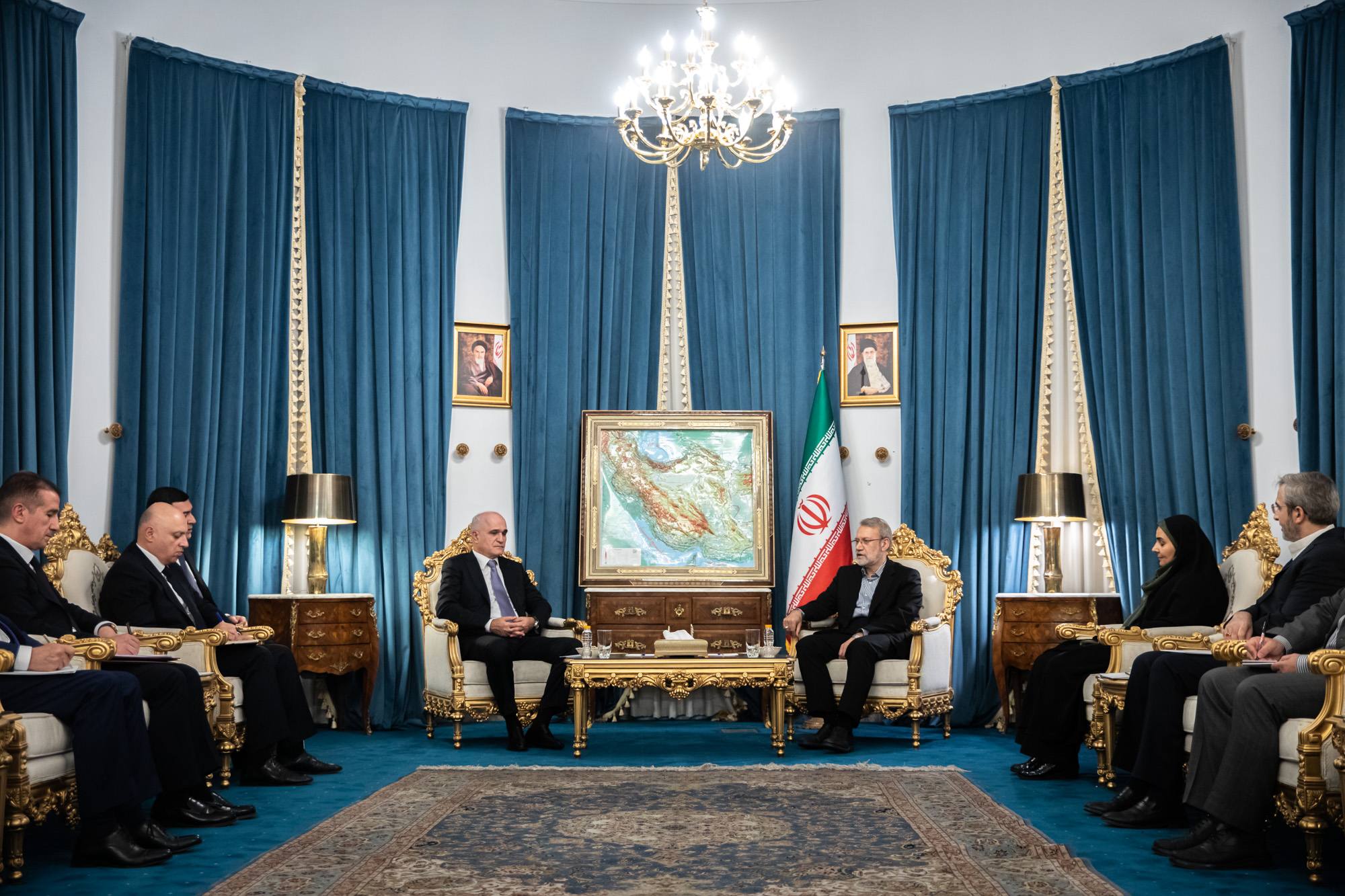 دیدار معاون نخست‌وزیر آذربایجان با علی لاریجانی