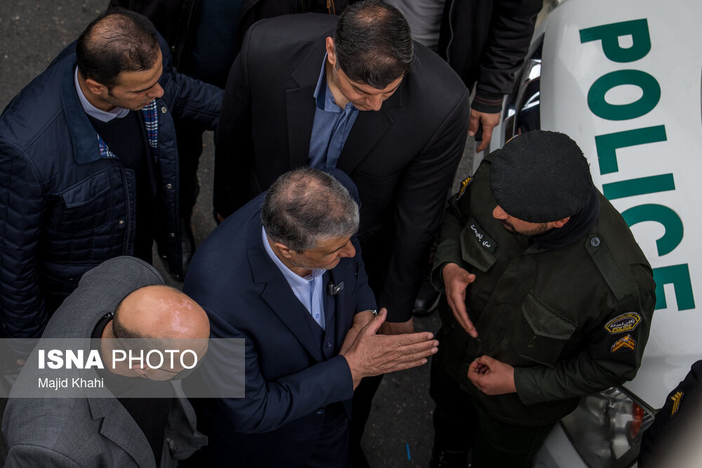 حضور جمعی از مسئولان در راهپیمایی ۲۲ بهمن - تهران