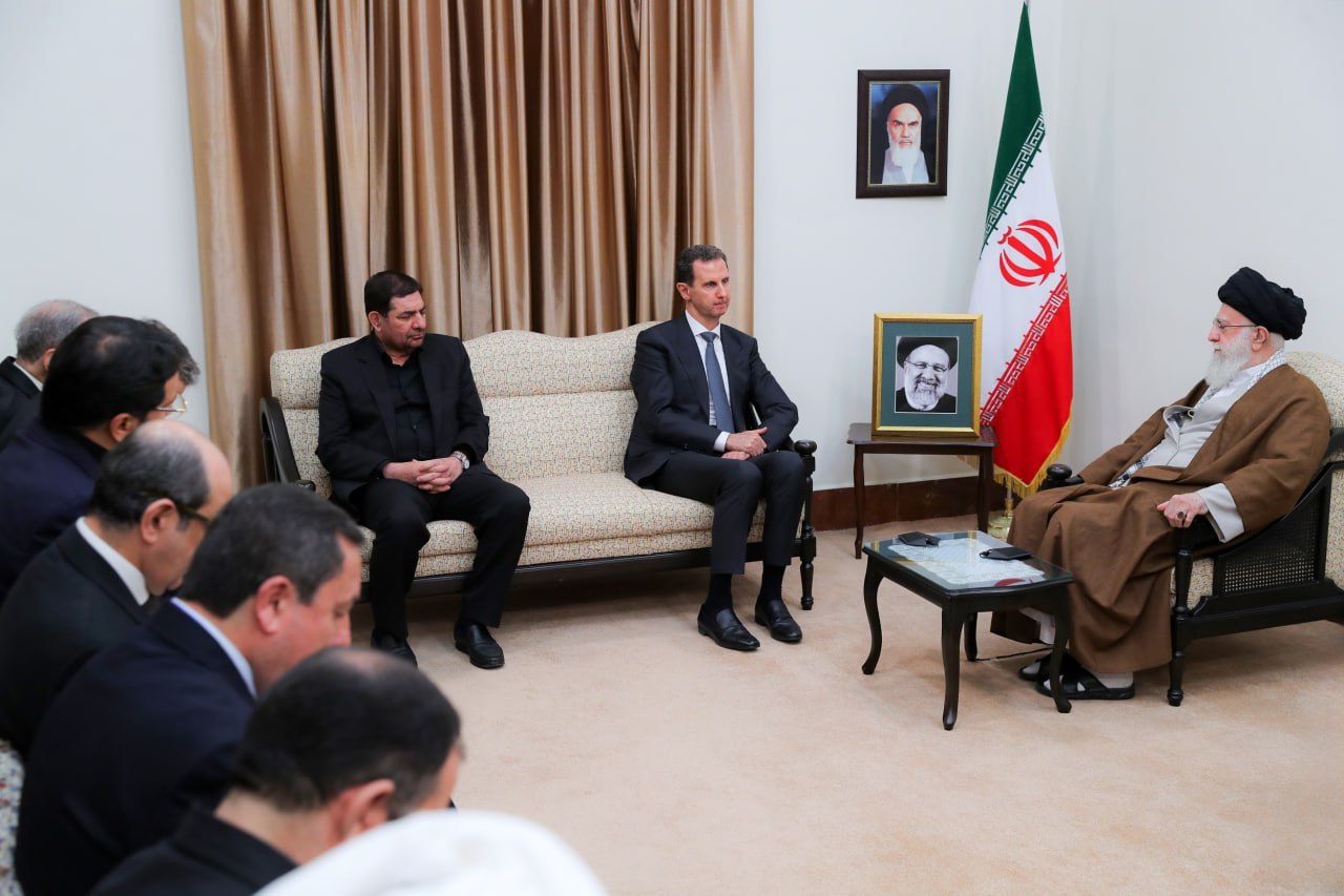 تصاویری از دیدار رییس جمهور سوریه با رهبر انقلاب 