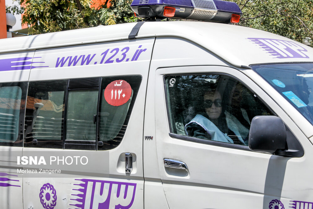 مراسم رژه خودرویی اورژانس اجتماعی در تهران