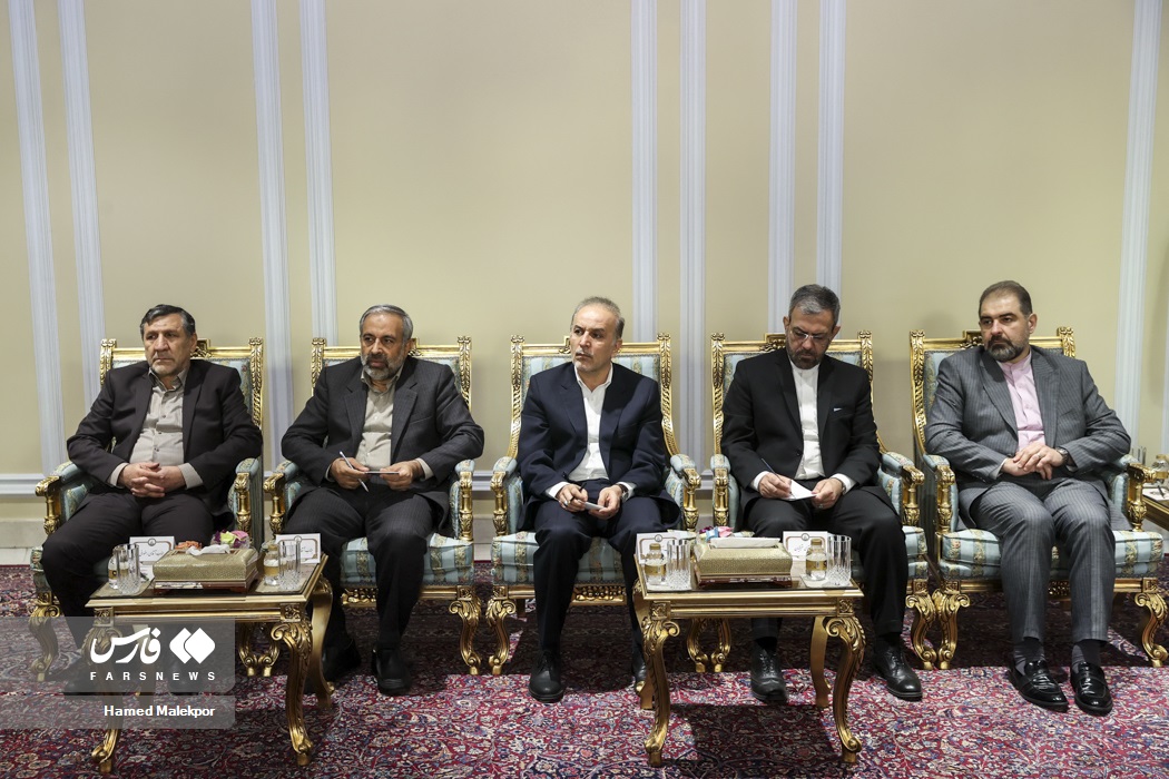 دیدار وزیر امور خارجه بلاروس با رئیس مجلس