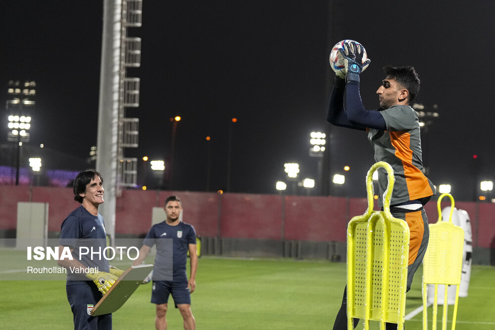 تمرین تیم ملی فوتبال ایران