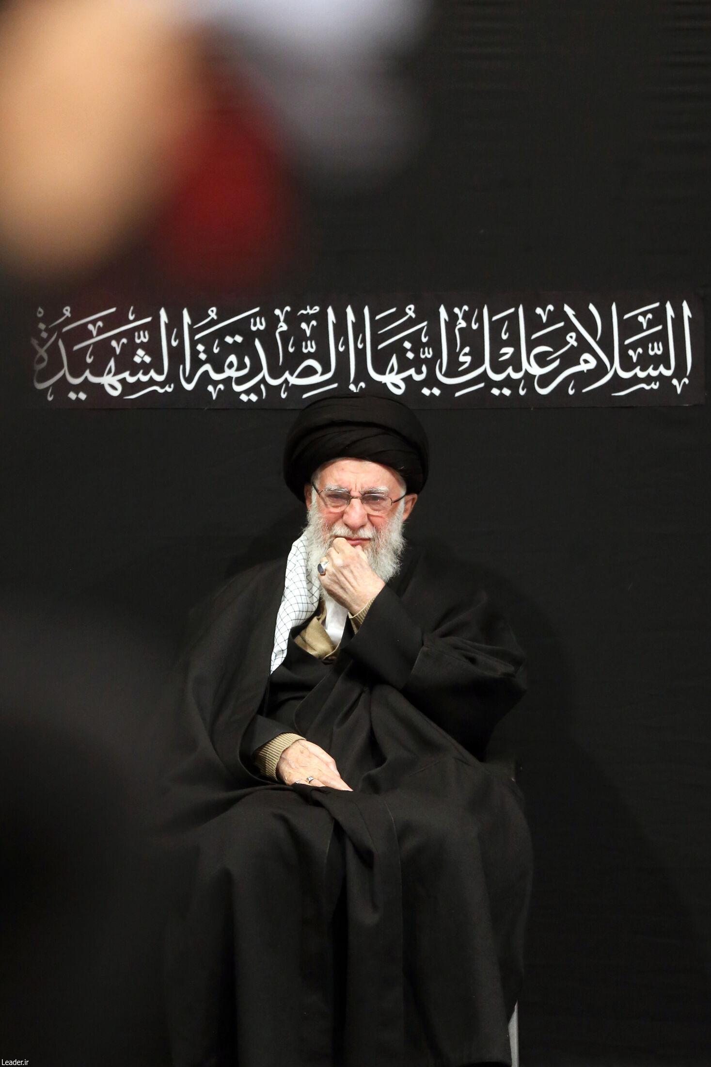 آخرین شب مراسم عزاداری حضرت فاطمه‌ در حسینیه امام خمینی