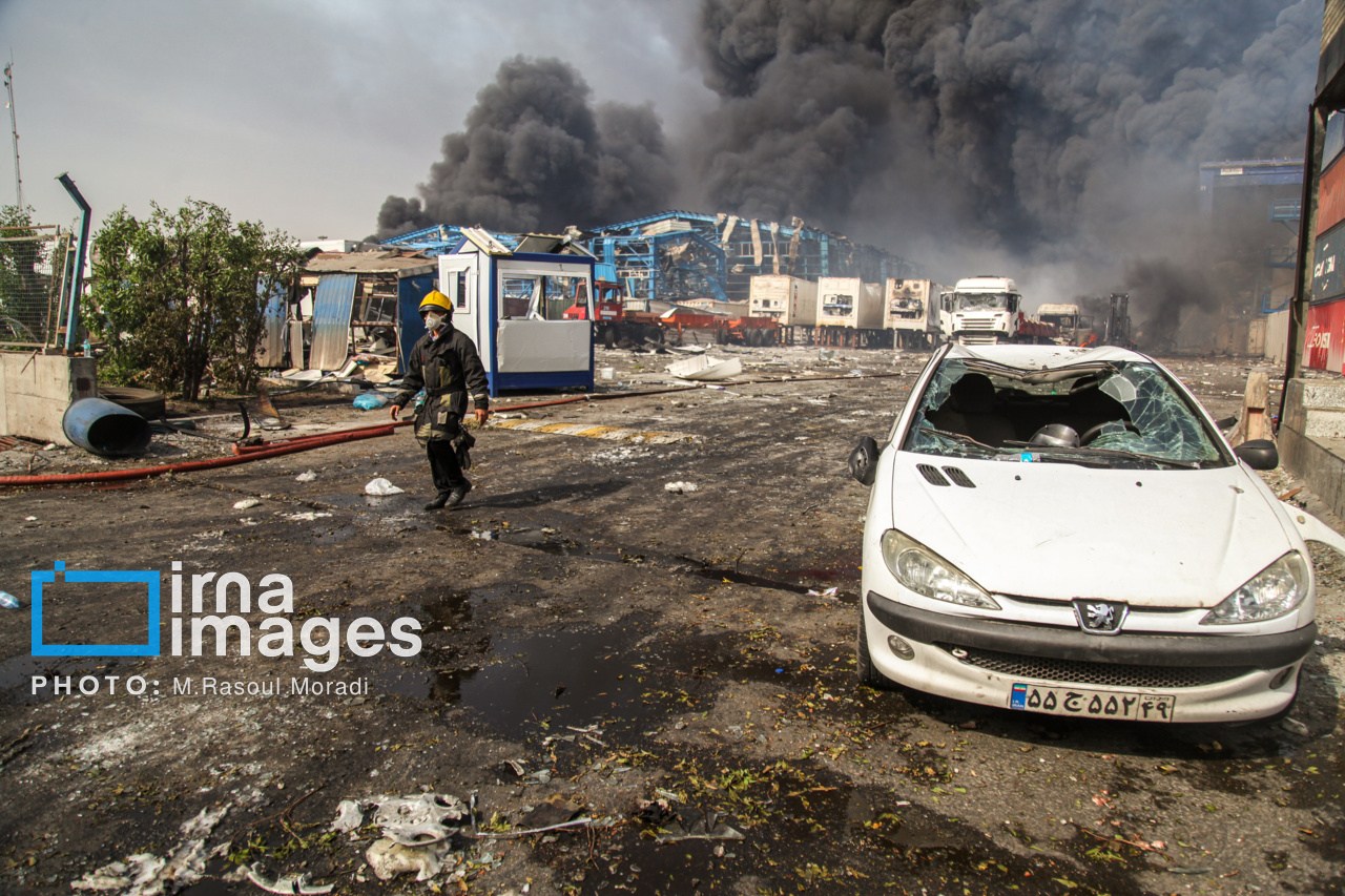 انفجار در «اسکله شهید رجایی»