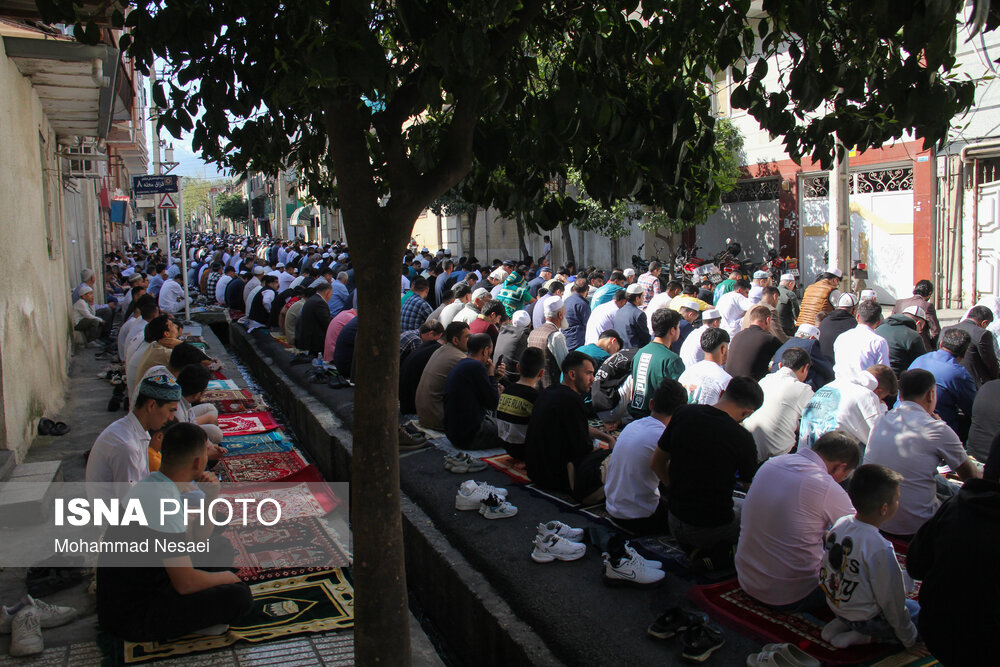 نماز عید سعید فطر اهل سنت در گرگان 