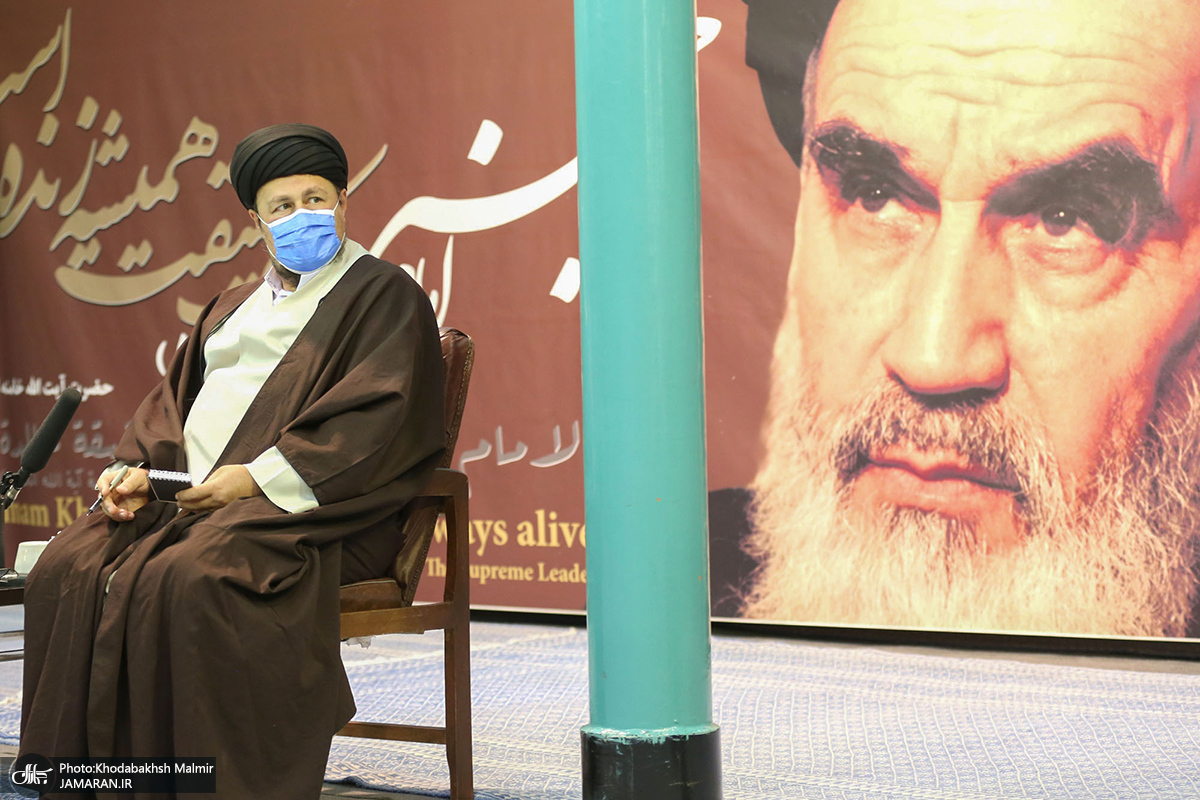 دیدار اعضای حزب ایثارگران با سید حسن خمینی