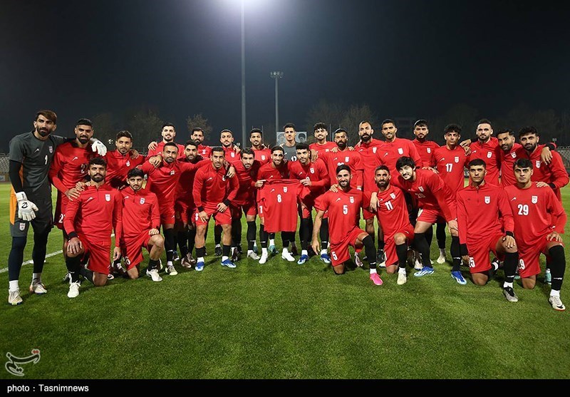 تمرین تیم ملی فوتبال