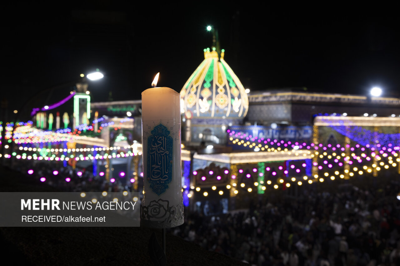 حال و هوای کربلا در شب نیمه شعبان