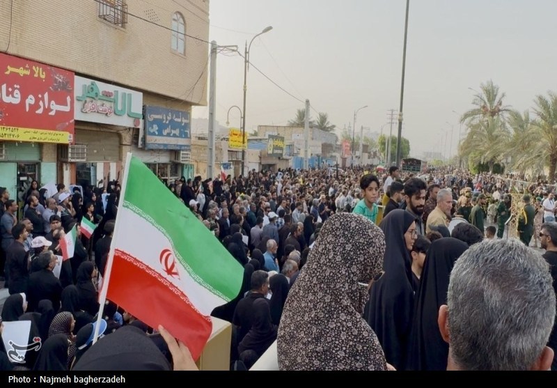 تشییع پیکر مطهر شهید آذربادگان