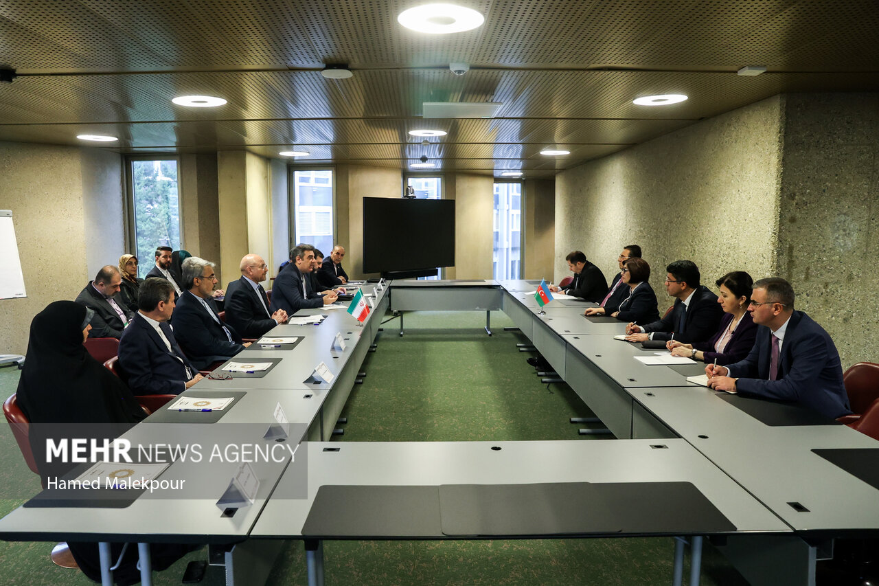 دومین روز سفر رئیس مجلس به ژنو