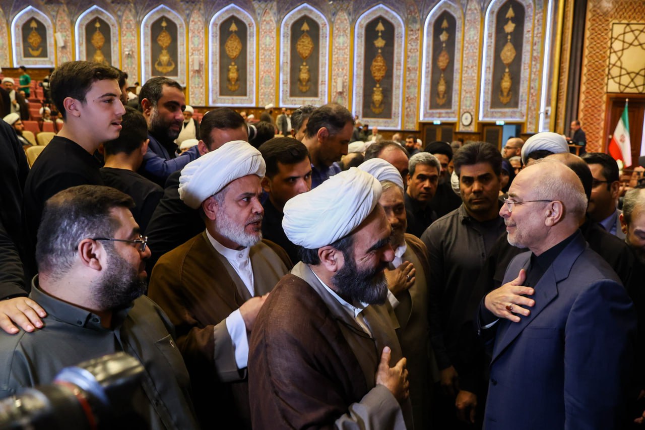 سالگرد شهادت دبیران کل حزب الله لبنان با حضور قالیباف 