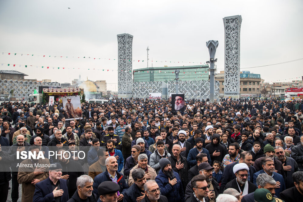 مراسم تشییع پیکر شهید مصطفی عبداللهی