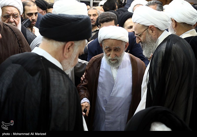  مراسم ترحیم و بزرگداشت همسر آیت‌الله سیستانی در قم