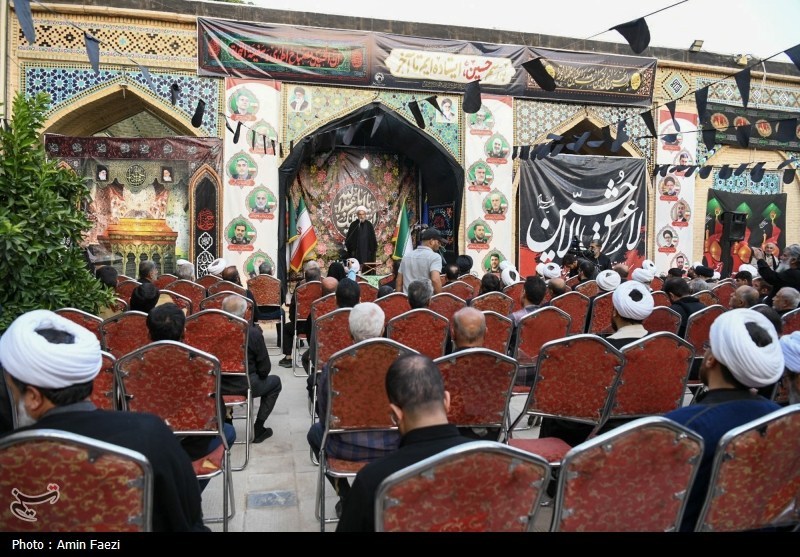 عزاداری سالروز دفن شهدا در جوار شاهچراغ(ع)