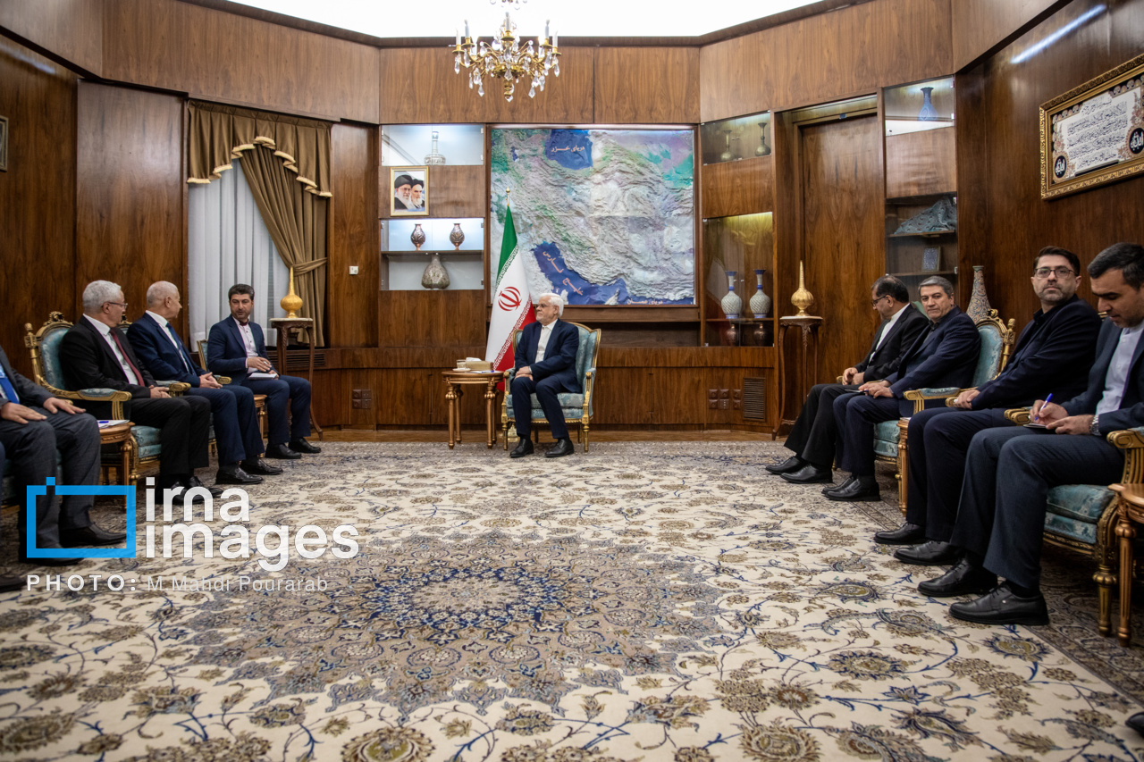 دیدار وزیر تجارت و صنایع دستی تونس با عارف