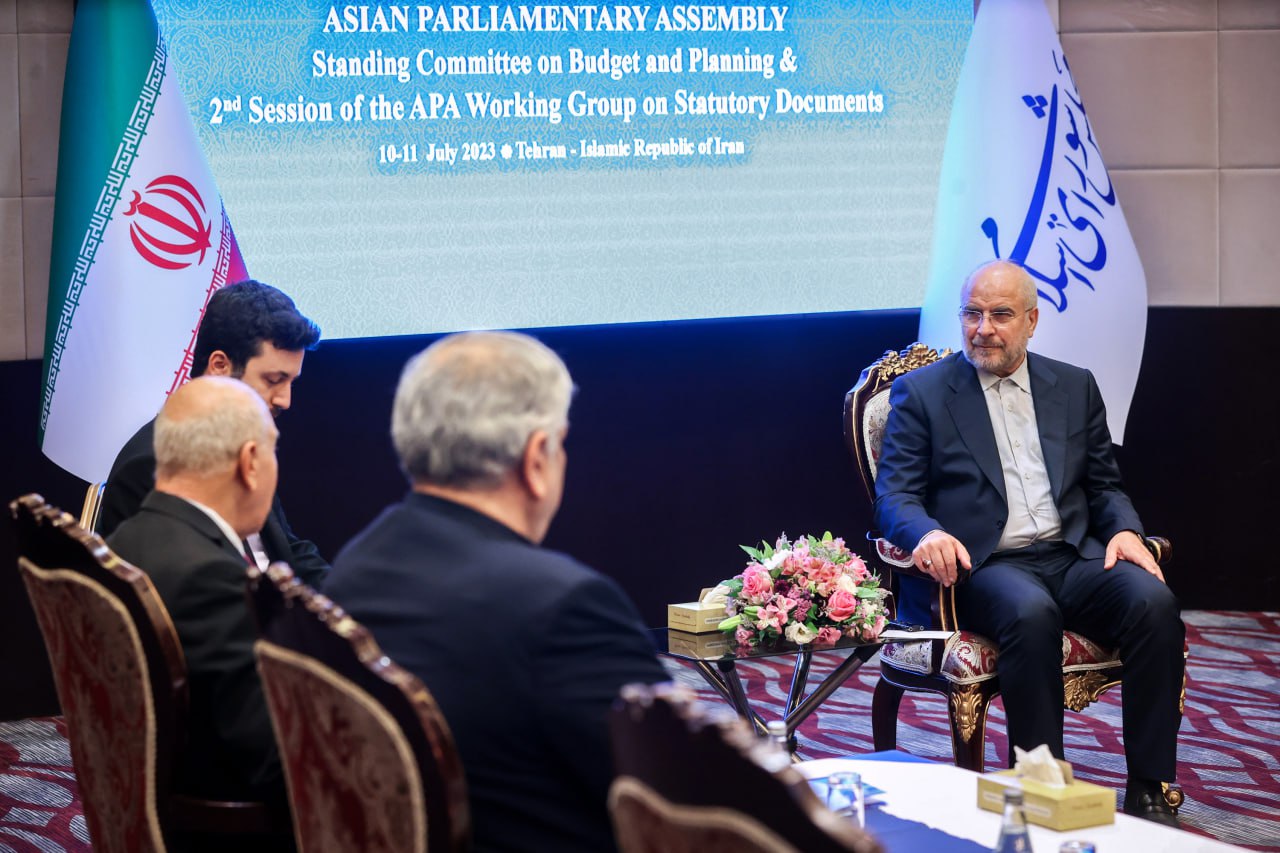  دیدار قالیباف با نایب رئیس شورای ملی فلسطین