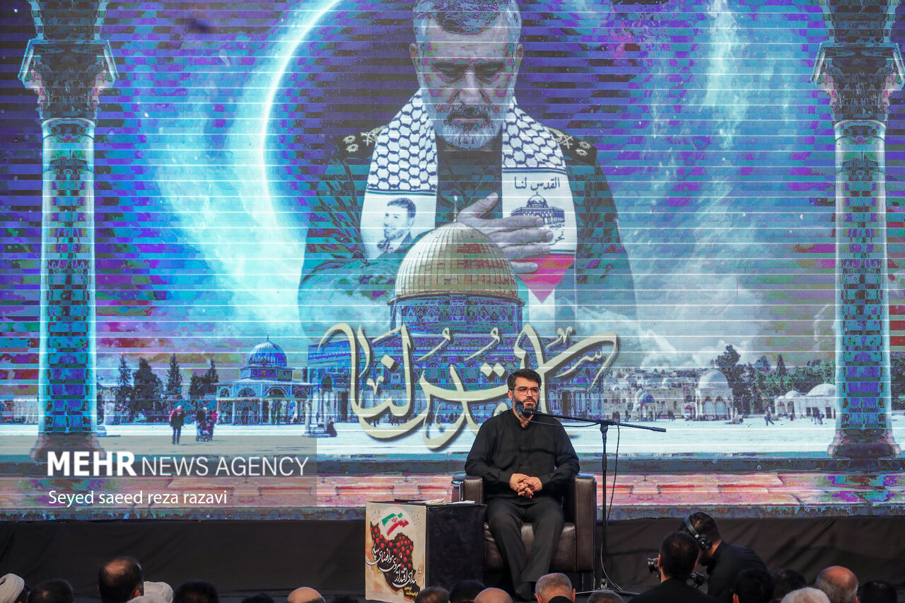 مراسم گرامیداشت اربعین شهدای هوافضای سپاه با حضور قالیباف 