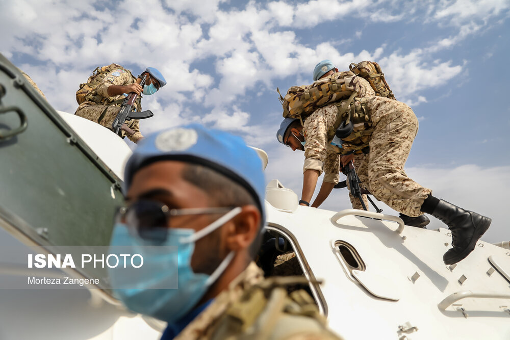 مانور تمرینی کلاه آبی‌های ارتش