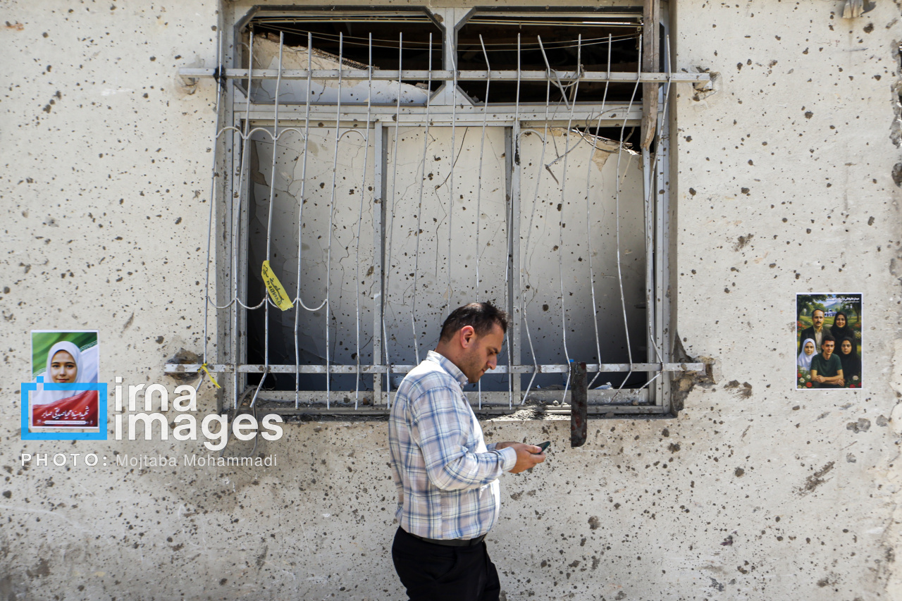 محل حمله رژیم صهیونیستی در آستانه اشرفیه