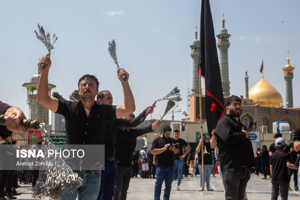 عزاداری اربعین حسینی در حرم حضرت فاطمه معصومه(س)