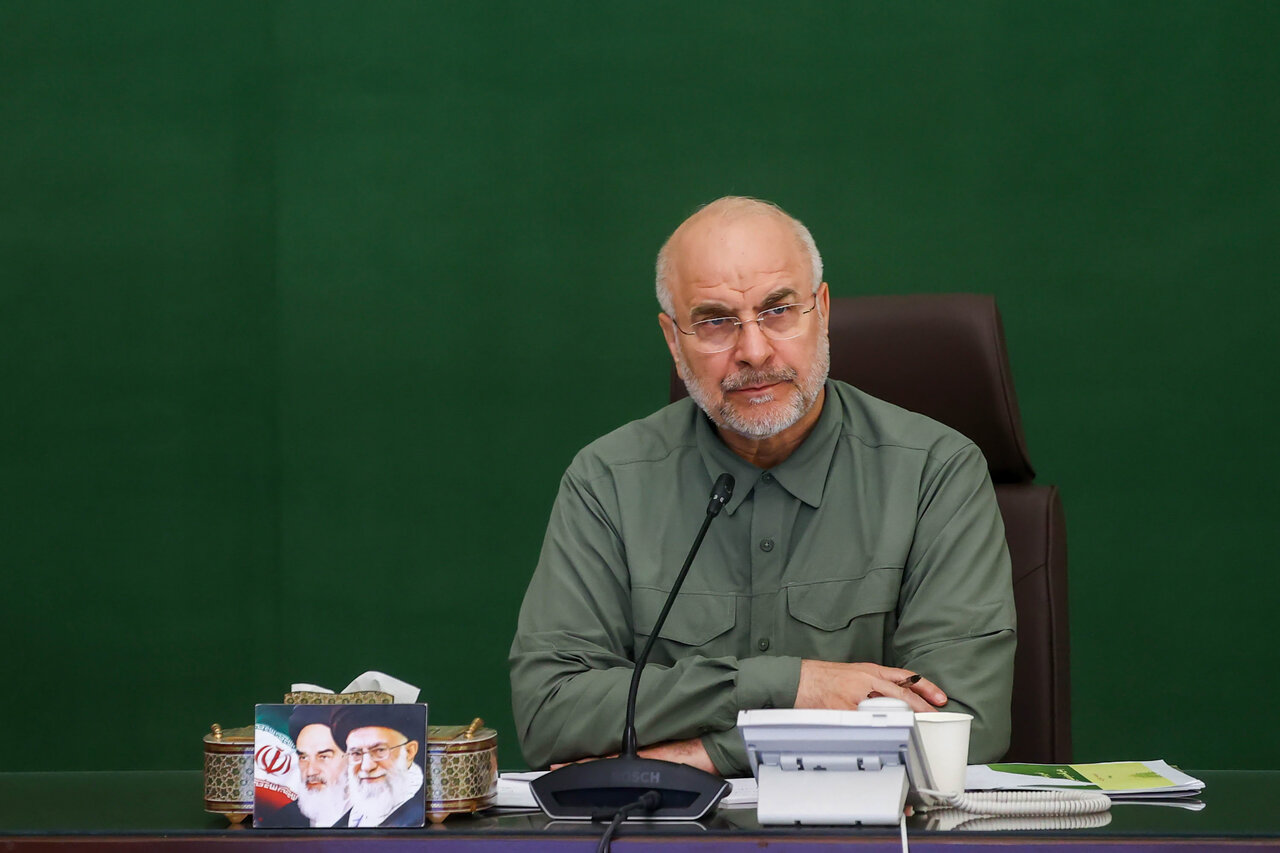 جلسه شورای هماهنگی مجلس با حضور قالیباف