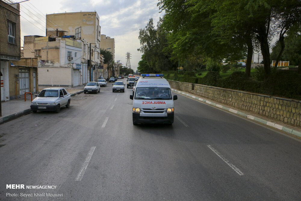 مانور خودرویی «هشدار کرونا»
