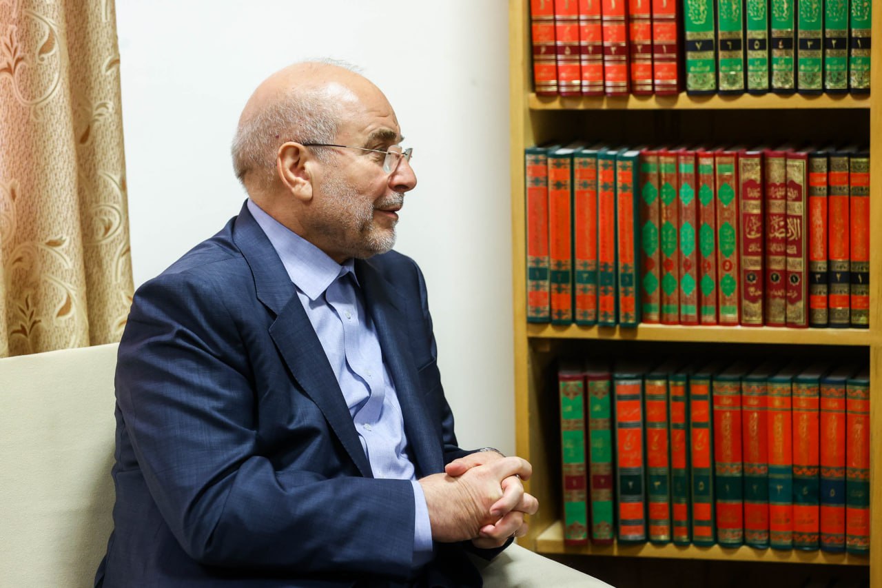 دیدار قالیباف با آیت‌الله‌العظمی شیخ جعفر سبحانی