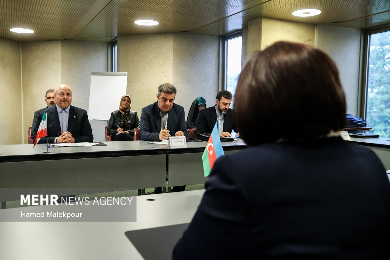 دومین روز سفر رئیس مجلس به ژنو