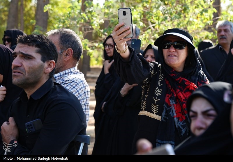 مراسم تشییع پیکر شهید امنیت هادی زارع در یزد